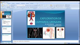 EXPLORATION DE APPAREIL URINAIRE Dr MOUMEN [upl. by Peale]