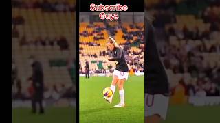 Football skills😱  Girls Football  shorts ytshorts football footballgirl footballskills cr7 [upl. by Peedus]