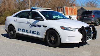 Landrum SC Police Department Ford Police Interceptor Sedan [upl. by Radnaskela194]