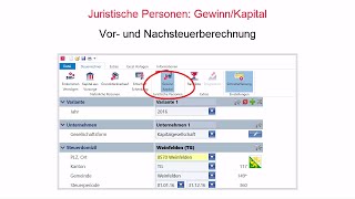 TaxWare  Juristische Personen [upl. by Hedelman]