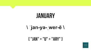 How To Pronounce January  Meaning  Pronunciation [upl. by Ahsac619]