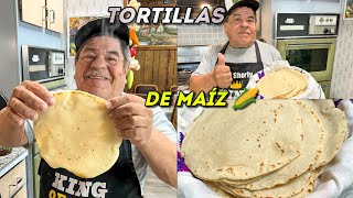 Las Mejores Tortillas De Maíz Auténticas ♨️🌿Receta Especial [upl. by Notlit]