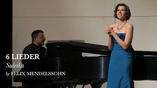 Suleika  Lieder op 57 III  Felix Mendelssohn  Lisette Oropesa [upl. by Kettie568]