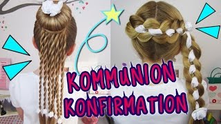 ★ COOLE KonfirmationKommunion ★ Frisuren die sonst keiner hat❣coole Mädchen Zöpfe amp Frisuren [upl. by Vesta218]