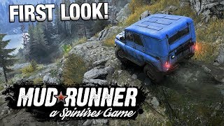 Mud Runner a Spintires Game Review [upl. by Anecuza]