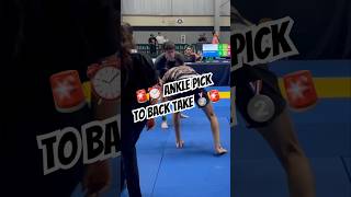 More Ankle Picks⏲️🧑‍🍳 bjj jiujitsu ibjjf takedowns [upl. by Jezrdna]