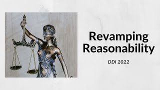 DDI 2022  Revamping Reasonability  Trufanov [upl. by Etna980]