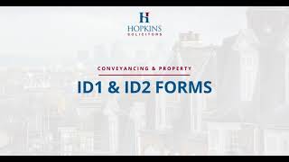 ID1 amp ID2 Forms [upl. by Mallorie393]