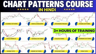 quotCHART PATTERNSquot की बादशाह बनो  3 Hours of ULTIMATE Chart Patterns Course HINDI [upl. by Llemaj]