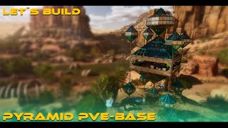 ARK Survival Ascended PvE Base Design  Pyramid Base  ASA Base [upl. by Barina898]