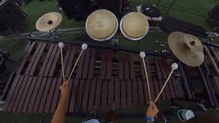 Southlake Carroll 2023 Center Marimba Headcam  La Vie est Belle [upl. by Yevre592]