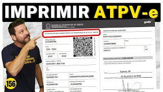 Como BAIXAR ATPV ou BAIXAR E IMPRIMIR o CRV DIGITAL para VENDER O VEÍCULO  📺 156 [upl. by Arundell]