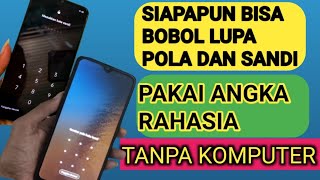 cara hapus lupa sandi dan pola untuk tipe oppo dan vivo pakai kode rahasia tanpa komputer oppo [upl. by Aloz]