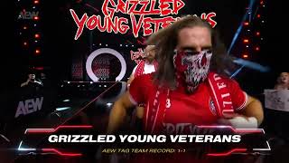 Grizzled Young Veterans Entrance AEW Collision Sept062024 [upl. by Fidellia]