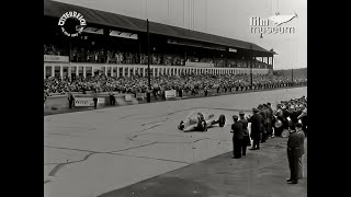 Upscaled to HD 60FPS  1935 German GP Nuvolaris epic come from behind win Austrian Film Archives [upl. by Iddo]