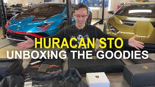 Unboxing My Lamborghini HURACAN STO Goodies [upl. by Keldon852]