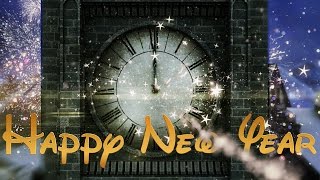 Happy New Year Clock 2018  v 497  Countdown Timer with Sound Effects 4k [upl. by Ricardo]