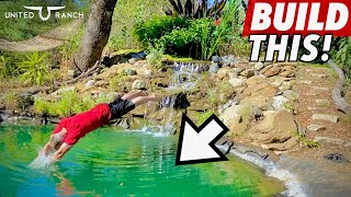 How I Built My Natural Swimming Pond Overview  DIY Pond Build Vid 1 Overview [upl. by Arayk98]