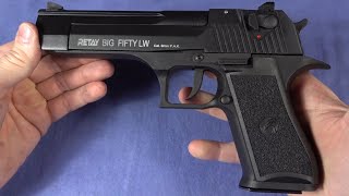 Umarex Retay Big Fifty LW 9mmPA Schreckschuss Review [upl. by Drofla]