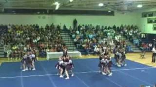 Poquoson High School Cheerleaders at Districts 2nd [upl. by Kozloski]