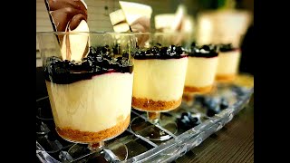 Bakeless Blueberry Cheese Cake by Suprava Treats  No Bake Blueberry Cheesecake  Eggless Desserts [upl. by Hcaz]