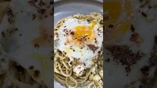 FETA FRIED EGG PESTO PASTA  NEW WAY TO EAT PASTA [upl. by Estrellita]