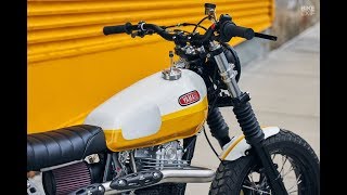 New YAMAHA SR500 SCRAMBLER CUSTOM  DANIEL PETER’S YAMAHA SR500 SCRAMBLER [upl. by Esorrebma674]