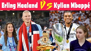 Exclusive Comparison Of Erling Haaland VS Kylian Mbappé 2024Erling Haaland Vs Kylian Mbappé Speeds [upl. by Niwdog888]