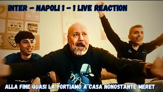 INTER  NAPOLI 11  LIVE REACTION [upl. by Gyimah]