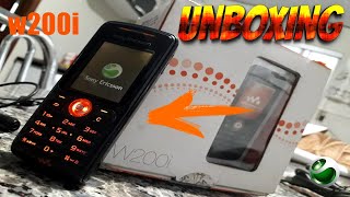 Unboxing  Sony Ericsson W200i de 11 anos [upl. by Lleznol]