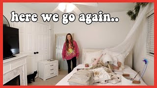 REARRANGING MY BEDROOM  Vlogmas Day 1 [upl. by Hsiwhem]