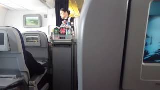 LH760 Lufthansa flight from Frankfurt to Delhi [upl. by Alaj157]