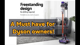 Ultimate DysonCompatible Handstick Vacuum Stand  Portable Sturdy amp Easy Storage [upl. by Dercy]