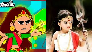 Little singham characters in real life  All cartoon characters [upl. by Notyep]