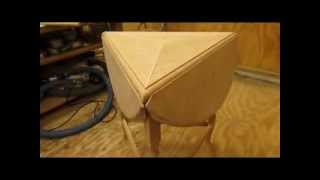 Drop Leaf Cherry Table Hinges and Drop Leaf Miter Step 6 [upl. by Kosel]