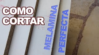 Como CORTAR MELAMINA SIN ASTILLAR  Survival Review Español [upl. by Yendys513]