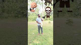 Baccho ko bachaya or bhoot ko mara 😂😂 vfxnani shorts funny reels [upl. by Efrem]