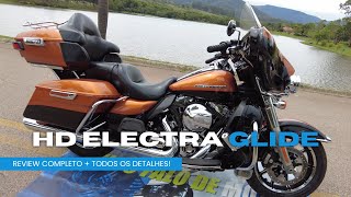 Review HD Electra Glide 2015 A Lendária Touring de Milwaukee [upl. by Clymer499]