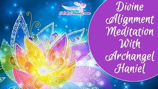 Divine Alignment Meditation with Archangel Haniel [upl. by Alia]