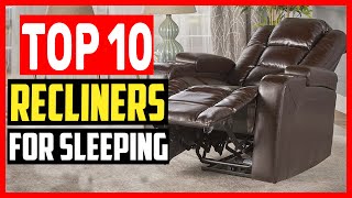 ✅Top 10 Best Recliners for Sleeping of 2024 [upl. by Sioled764]