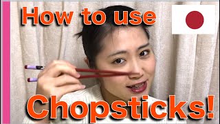 How to use Chopsticks  Chopsticks इस्तेमाल करने का तरिका  Learn Japanese culture [upl. by Anitsuga]