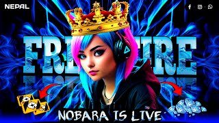 🔴NEPALNew Season BR Rank Push🔥FreeFire Live With Nobara💖Guild Test Live freefirelive livestream [upl. by Ardna]