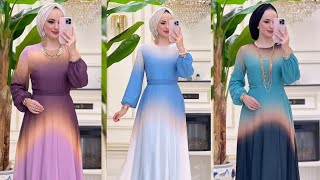 The Best Hijab Dresses Outfits Stylish Tesettür Elbise Modelleri فساتين خروج للمحجبات [upl. by Aenej329]