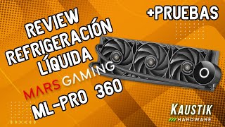 MEJOR REFRIGERACION LIQUIDA 2024 REVIEW MARS GAMING MLPRO360 [upl. by Aleydis]