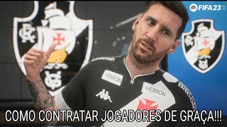 Como contratar jogadores de graça no modo carreira treinador fifa 23 [upl. by Dranoel]