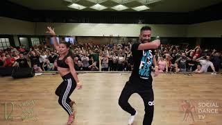 Panagiotis and Myrto  Salsa workshop  Balkan Salsa Congress 2018  Borovets Bulgaria [upl. by Fidelia99]