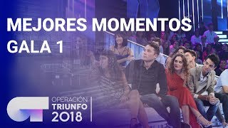 Mejores momentos de la Gala 1  OT 2018 [upl. by Heida875]