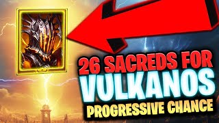 26 SACREDS SHARDS FOR VULKANOS  RAID SHADOW LEGENDS [upl. by Aerahs]