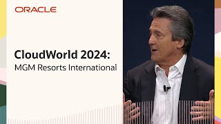 How MGM Innovates with Oracle to Shape Las Vegas Oracle CloudWorld 2024 [upl. by Nylodam986]