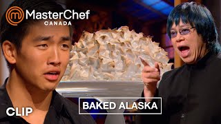 The Baked Alaska Pressure Test  MasterChef Canada  MasterChef World [upl. by Ahseile]